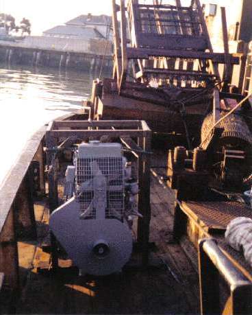 Maasai Warrior leaves Whitstable Harbour