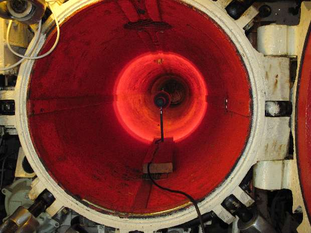 Aft torpedo tube