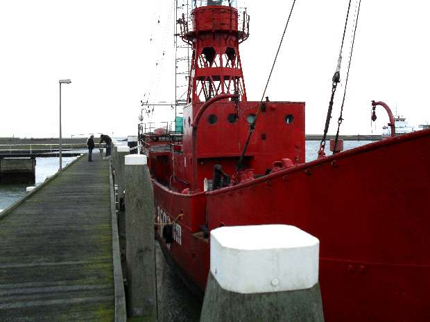 Close up of ship inner harbour pontoon