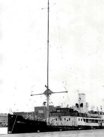 MV Fredericia/Caroline in Amsterdam Harbour 1968