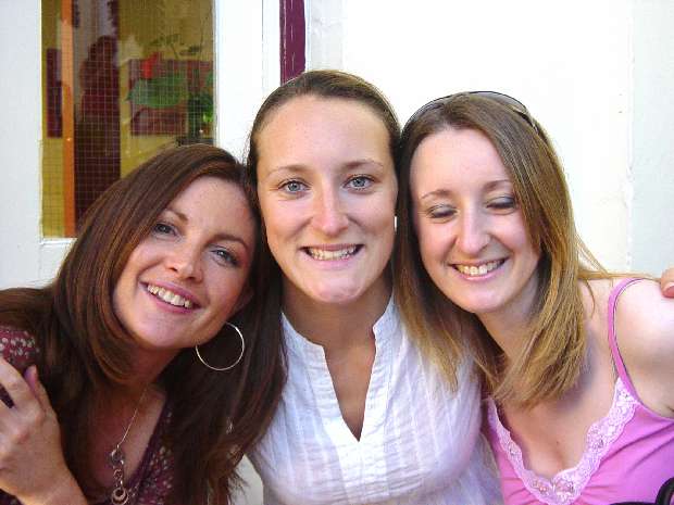 A trio of girls