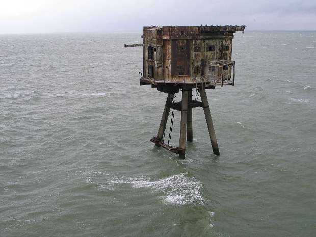 Bofors Tower in a blow