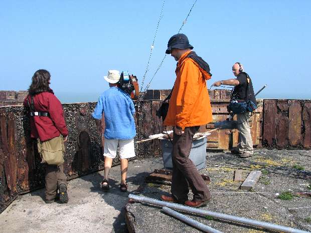 Filming atmospheric shots