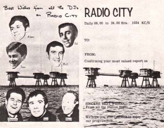 Radio City DJ/QSL Card Radio City DJ/QSL Card